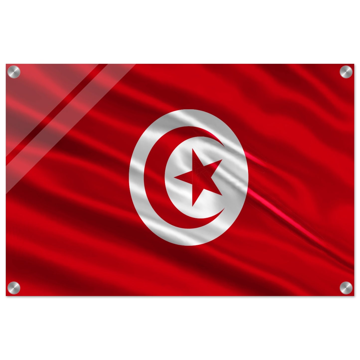 Tunisia Flag - Acrylic Print