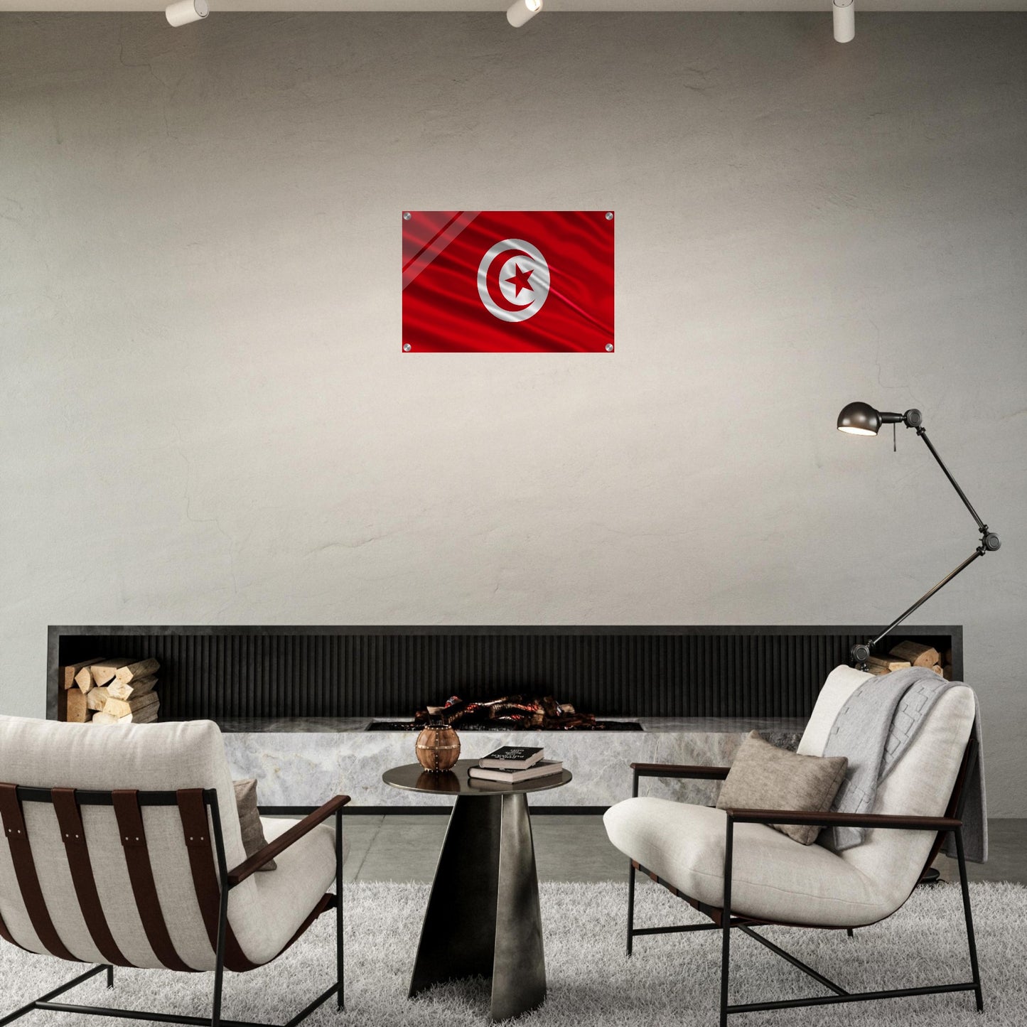 Tunisia Flag - Acrylic Print