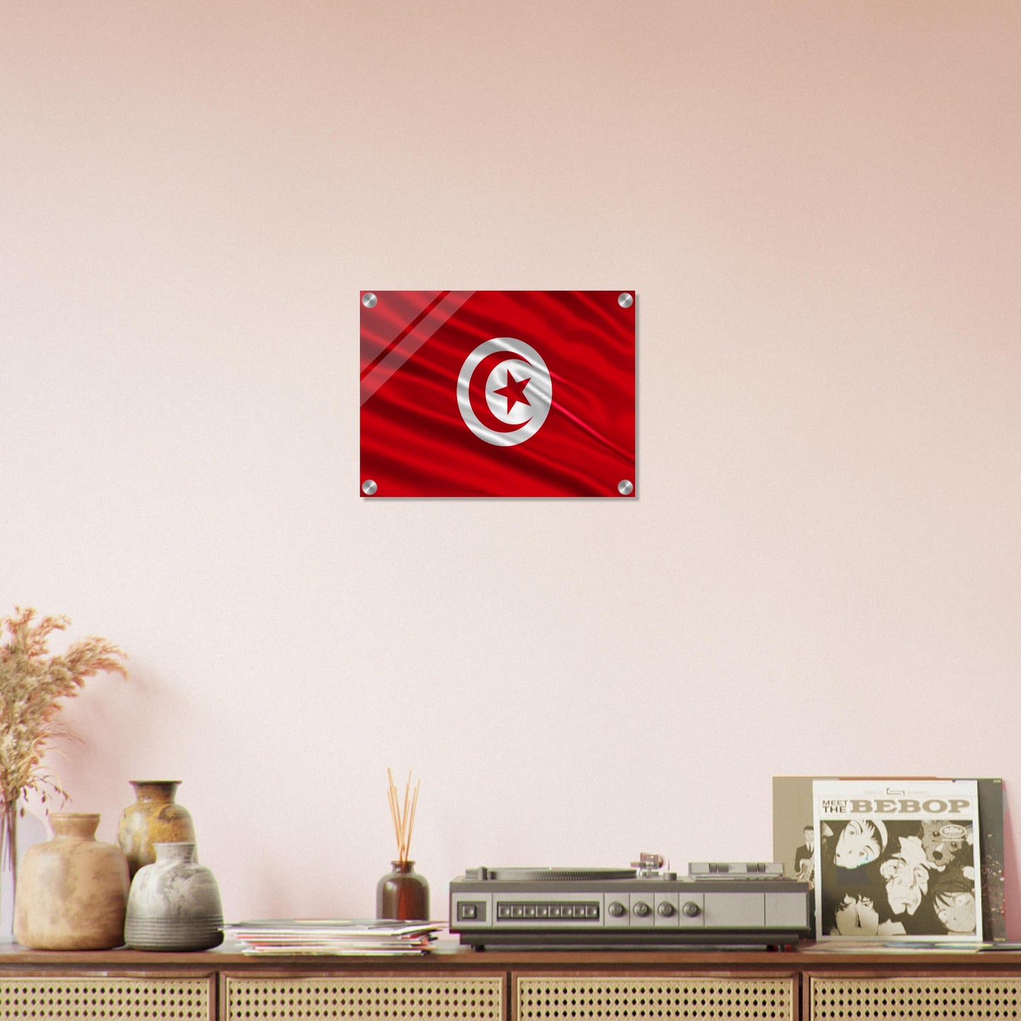 Tunisia Flag - Acrylic Print