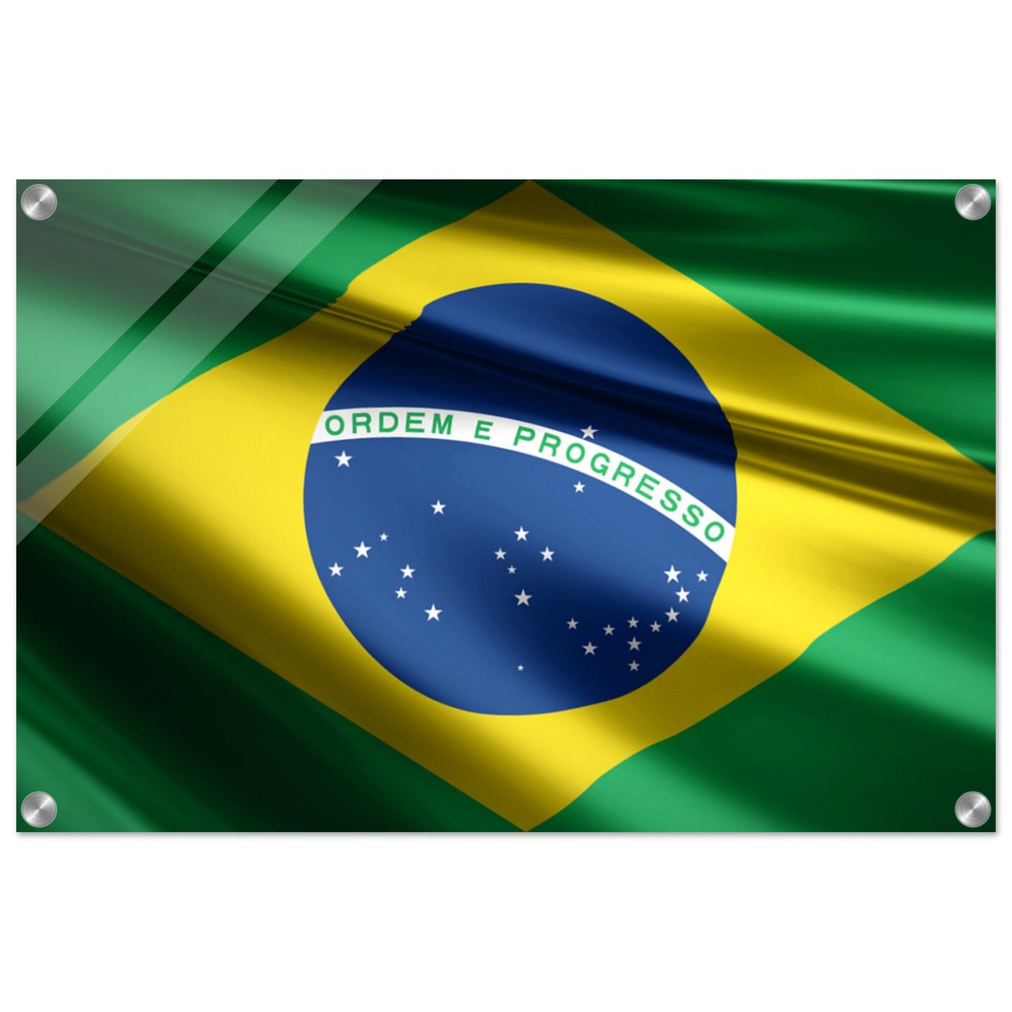 Brazil Flag - Acrylic Print