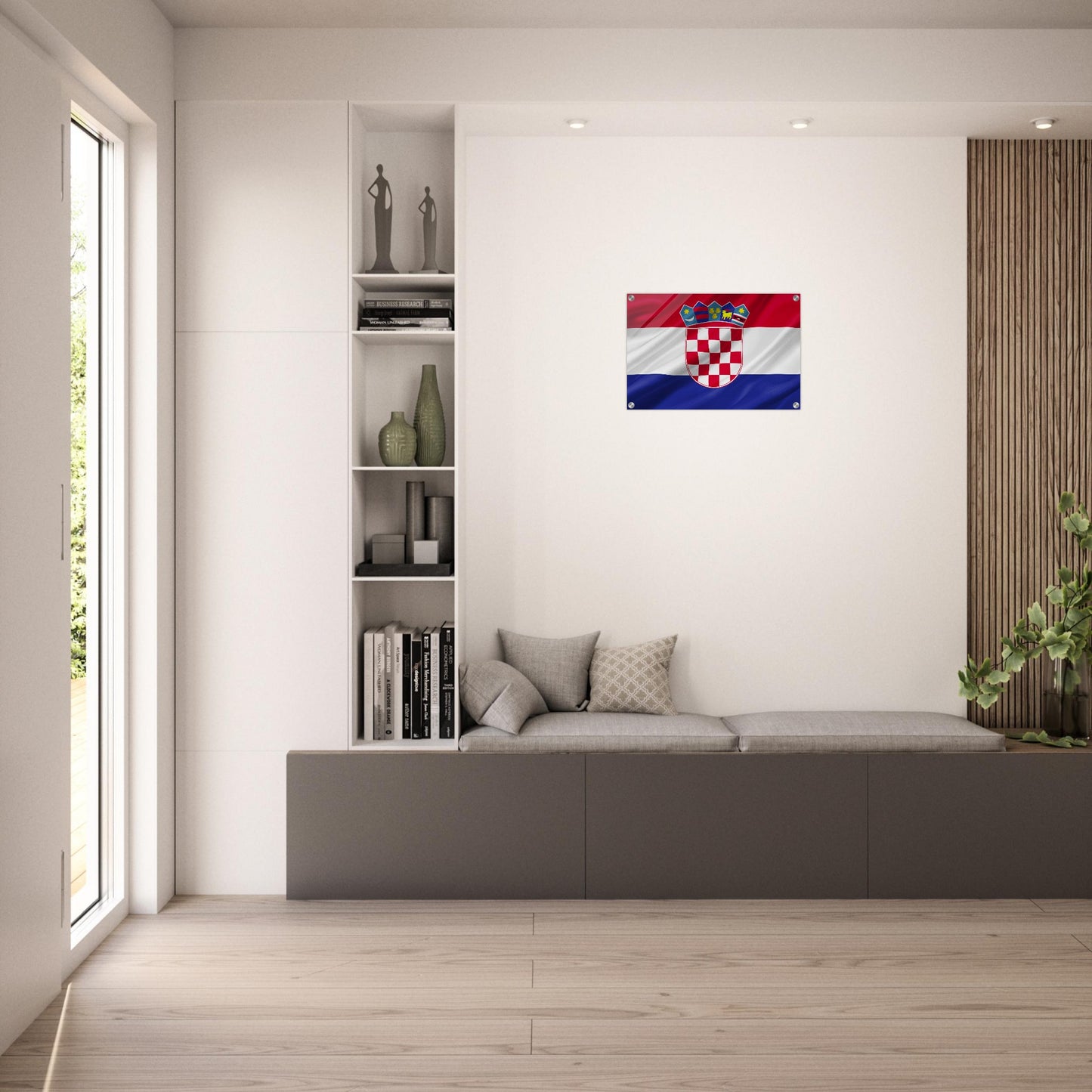 Croacia Flag - Acrylic Print