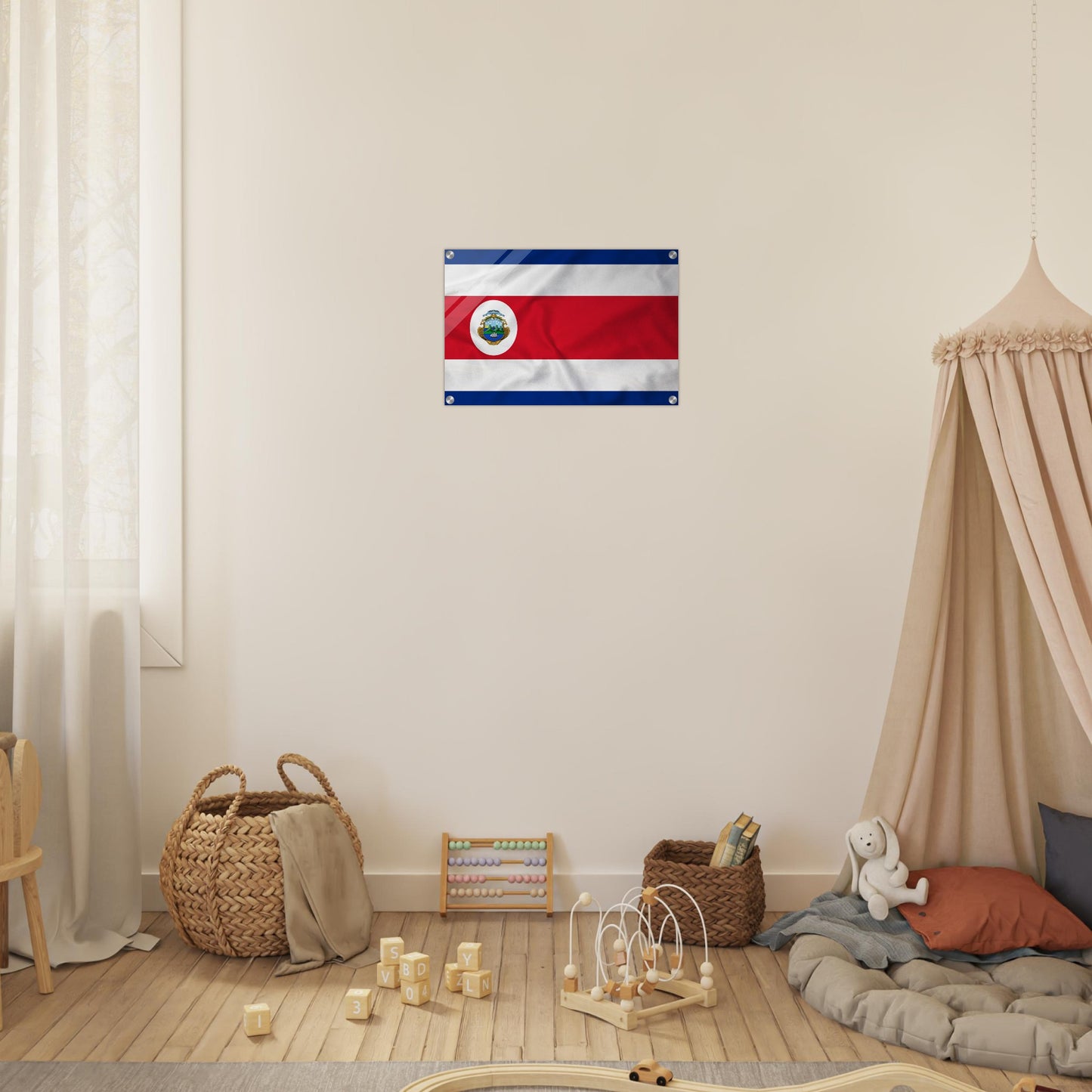 Costa Rica Flag - Acrylic Print