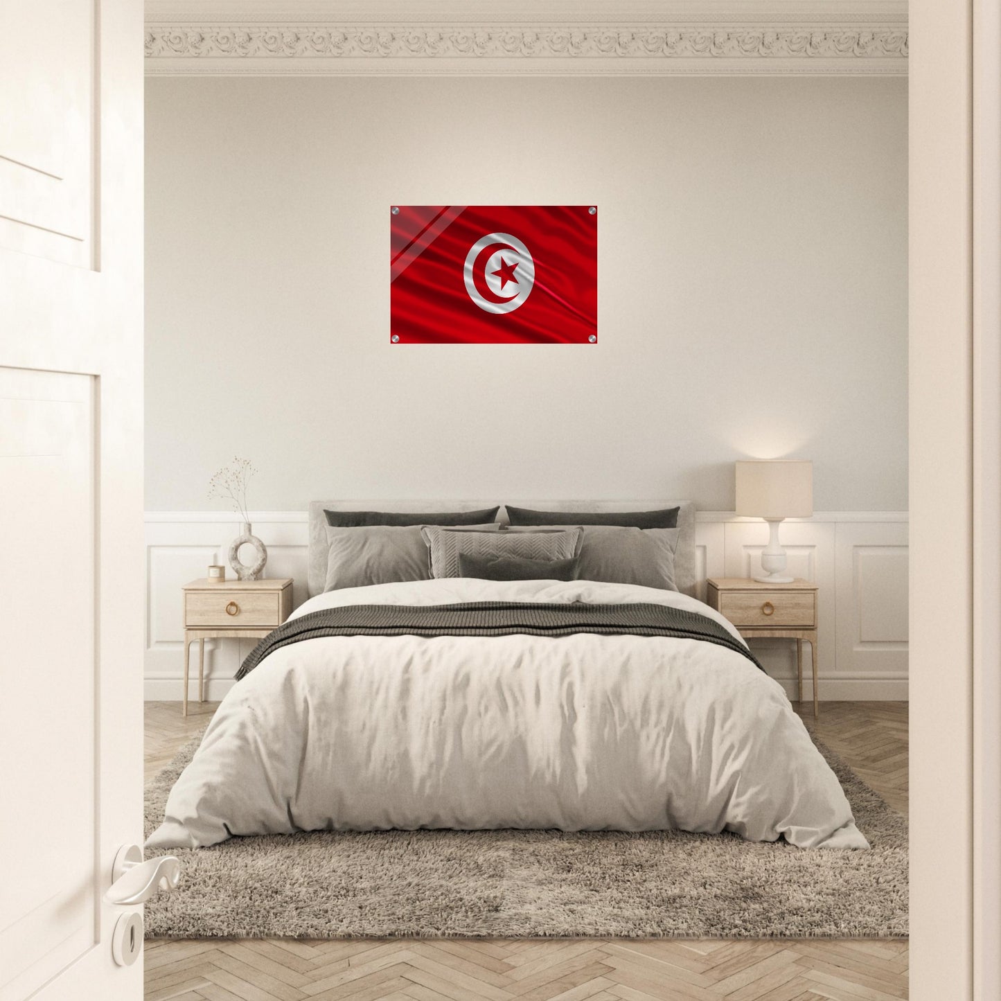 Tunisia Flag - Acrylic Print