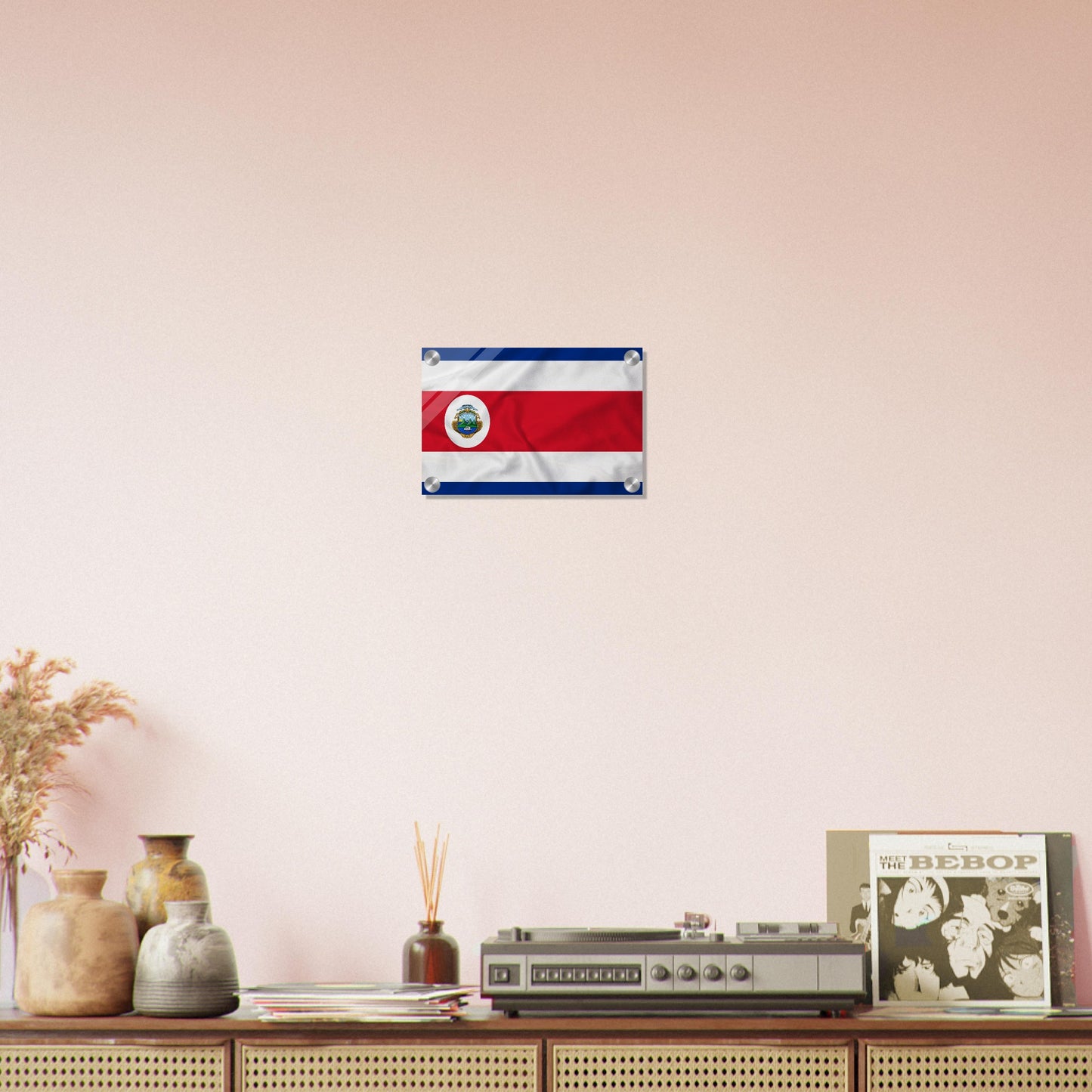 Costa Rica Flag - Acrylic Print