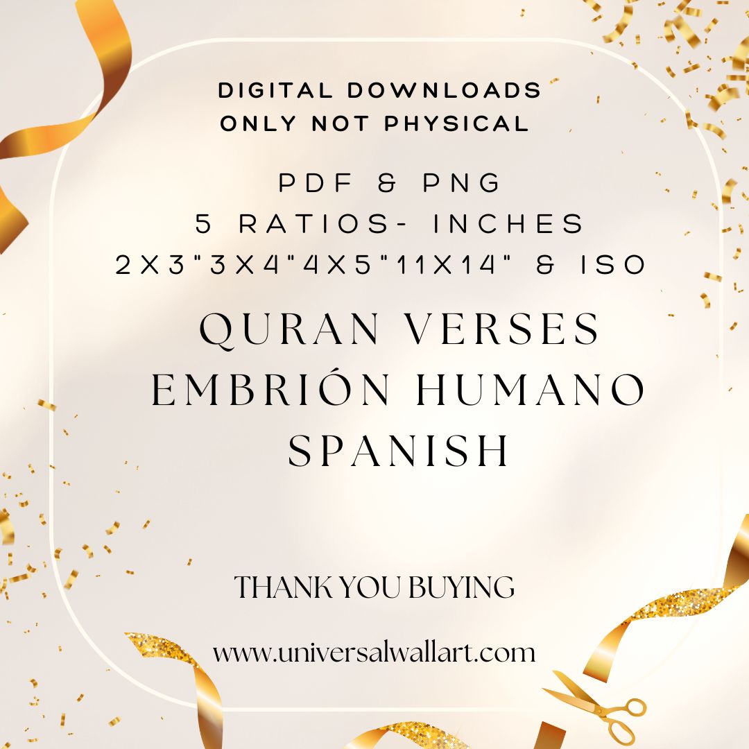 Embrión Humano( Human Embryo ) in Spanish Acrylic Poster