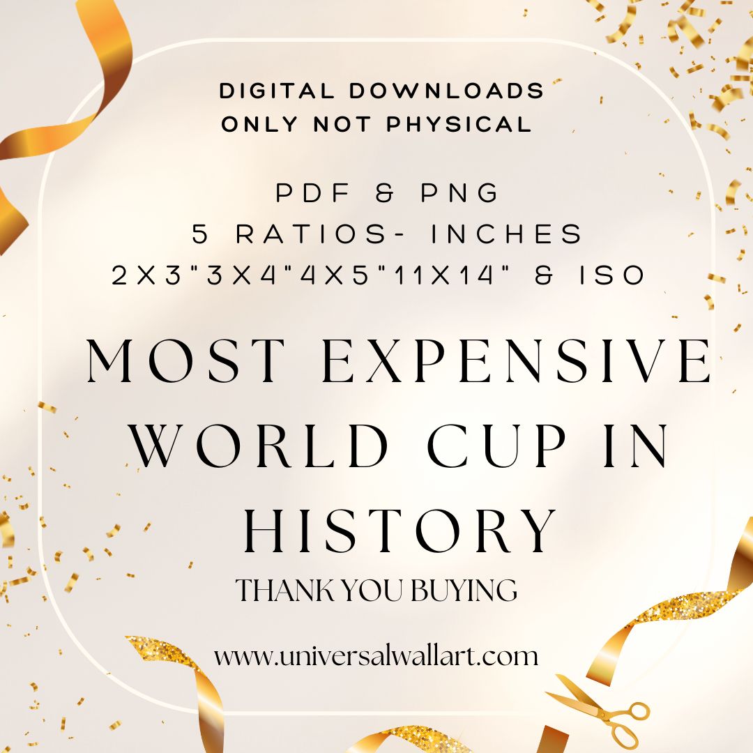 Most Expensive Fifa WC in History Qatar 2022( 1930-2022) - Acrylic Print