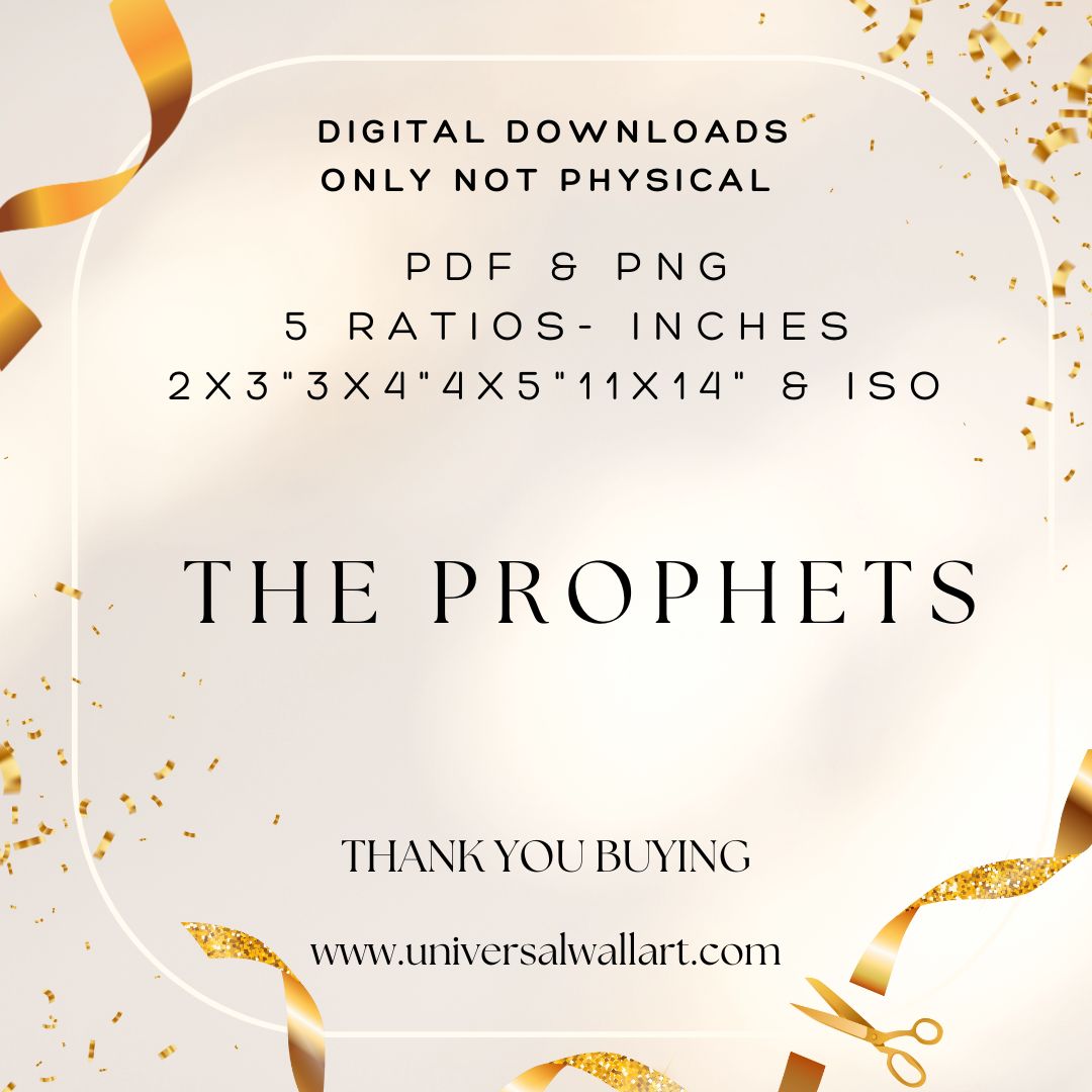 The Prophets - Islamic Wall art- Acrylic Print