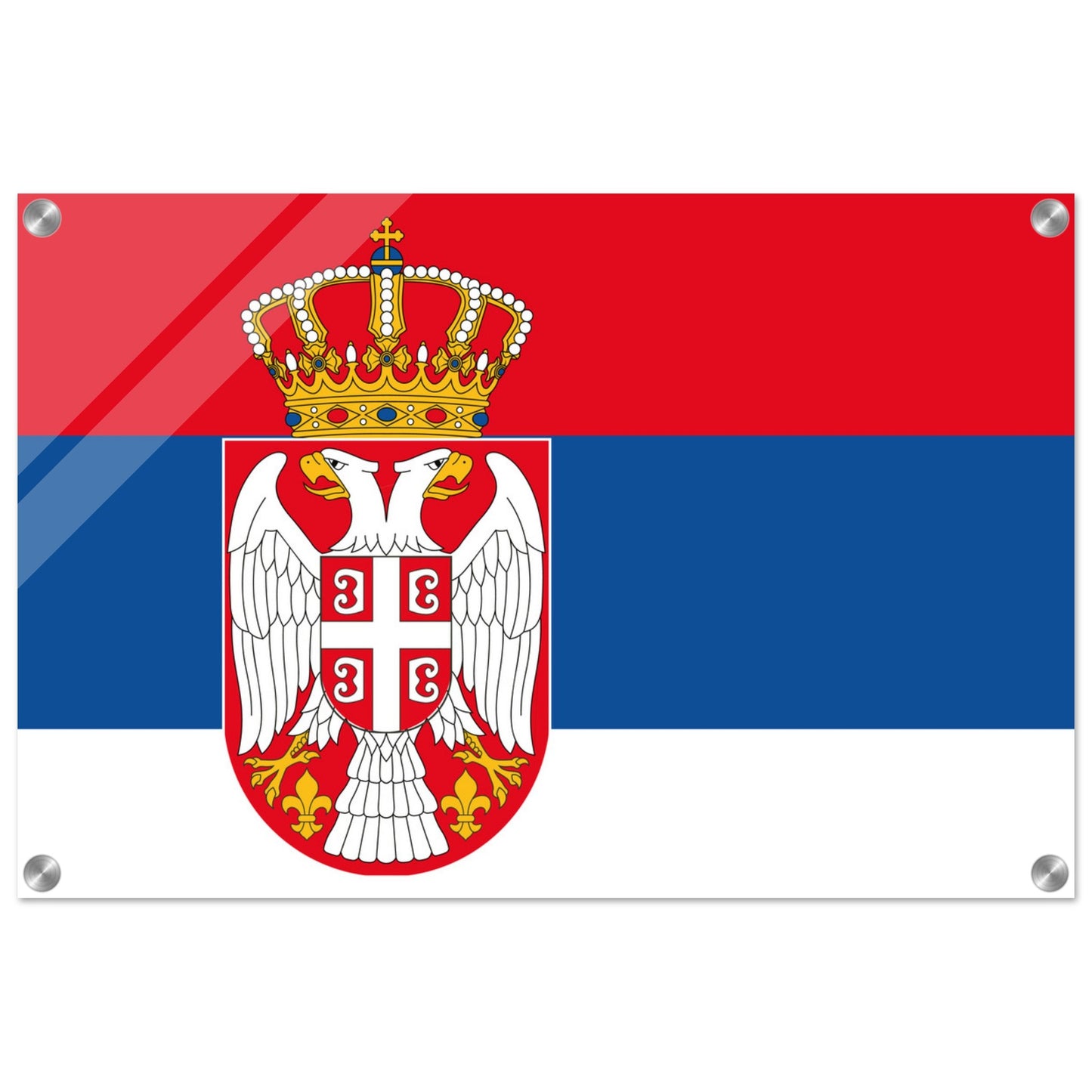 Serbia Flag - Acrylic Print