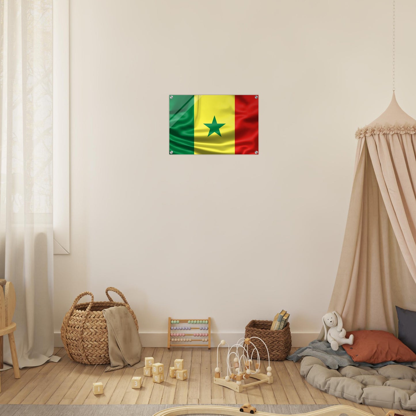 Senegal Flag - Acrylic Print