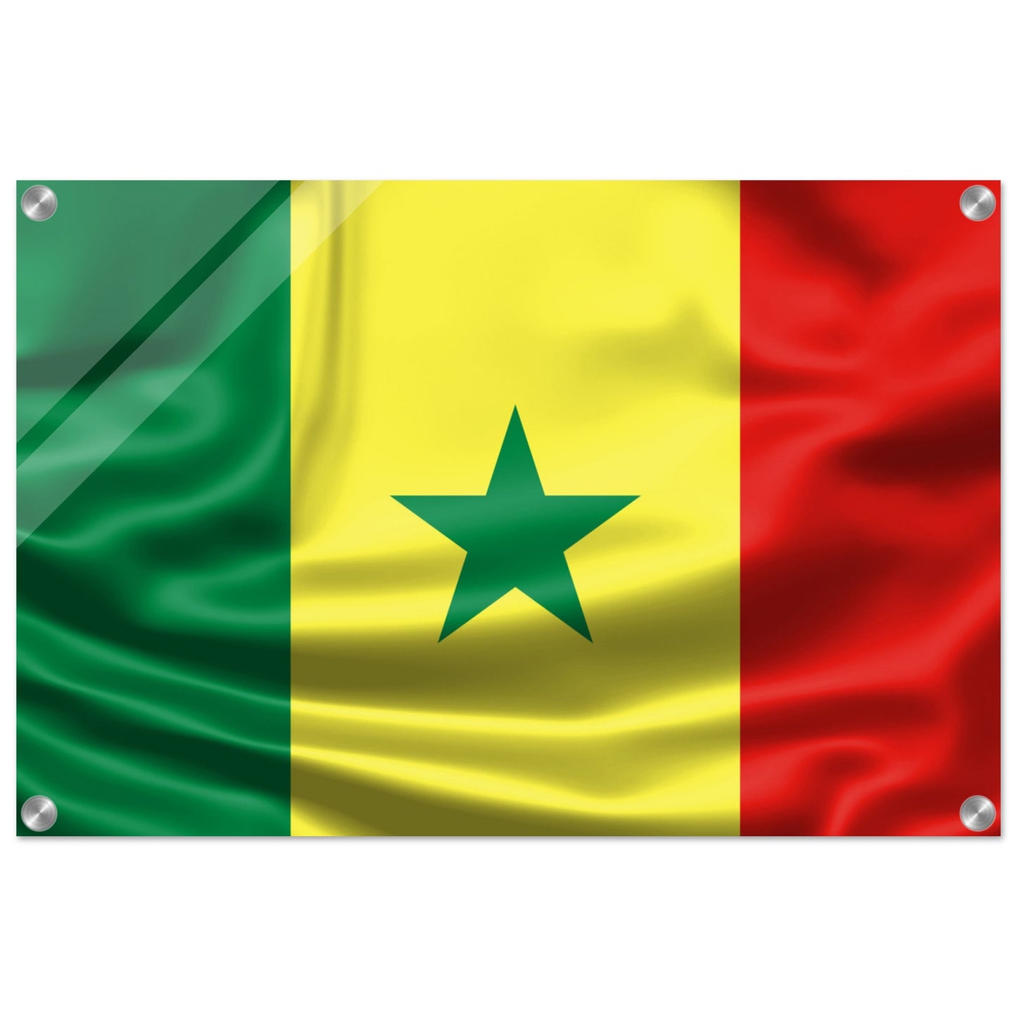 Senegal Flag - Acrylic Print