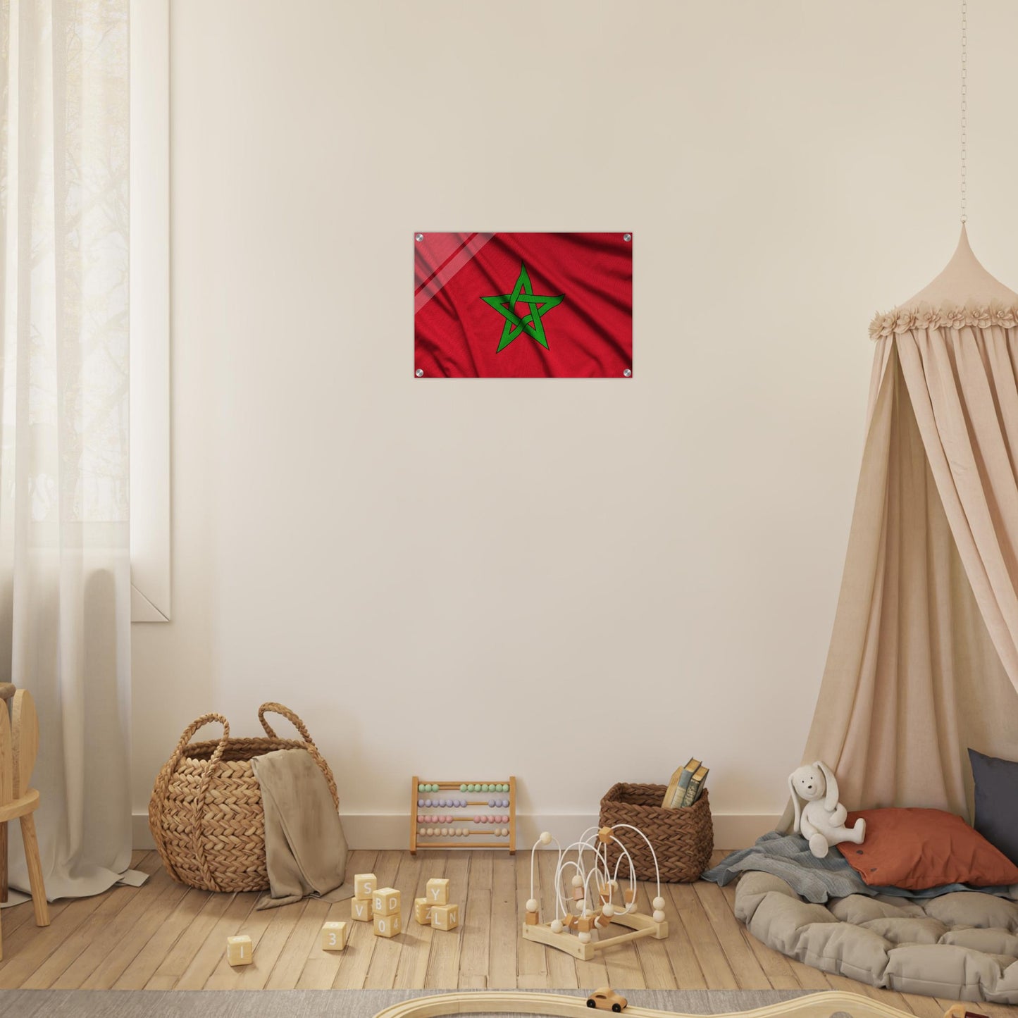 Morocco Flag - Acrylic Print