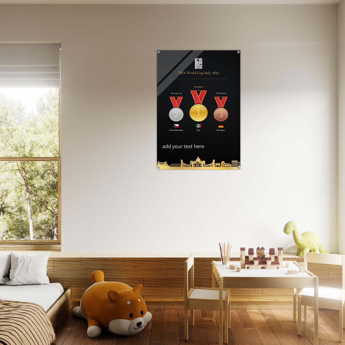 FiFa World Cup 1934 Italy ( 1930-2022) - Acrylic Print