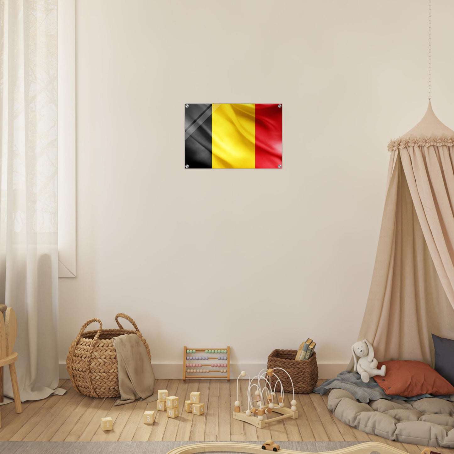 Belgium Flag - Acrylic Print
