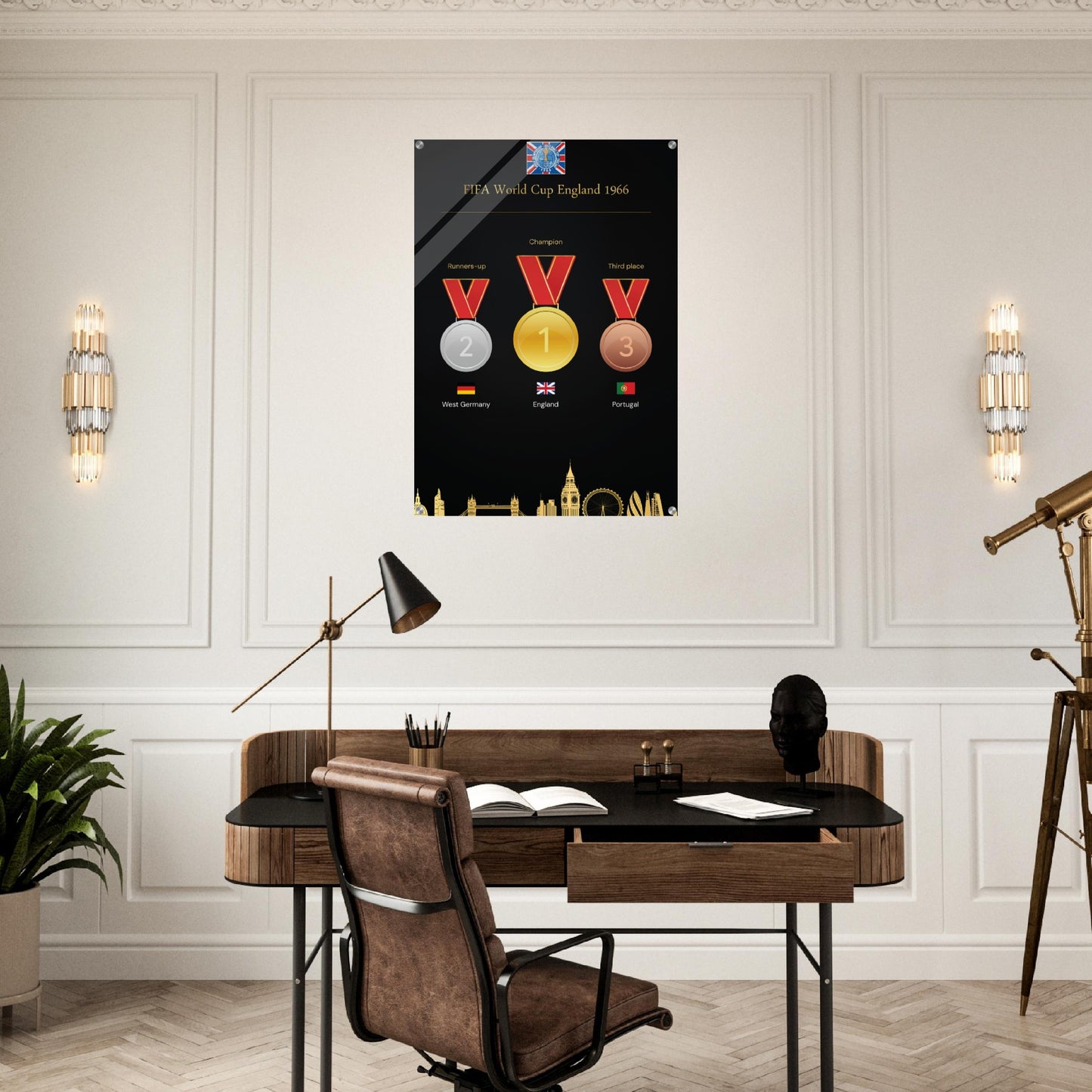 FiFa World Cup 1966 England ( 1930-2022) - Acrylic Prin