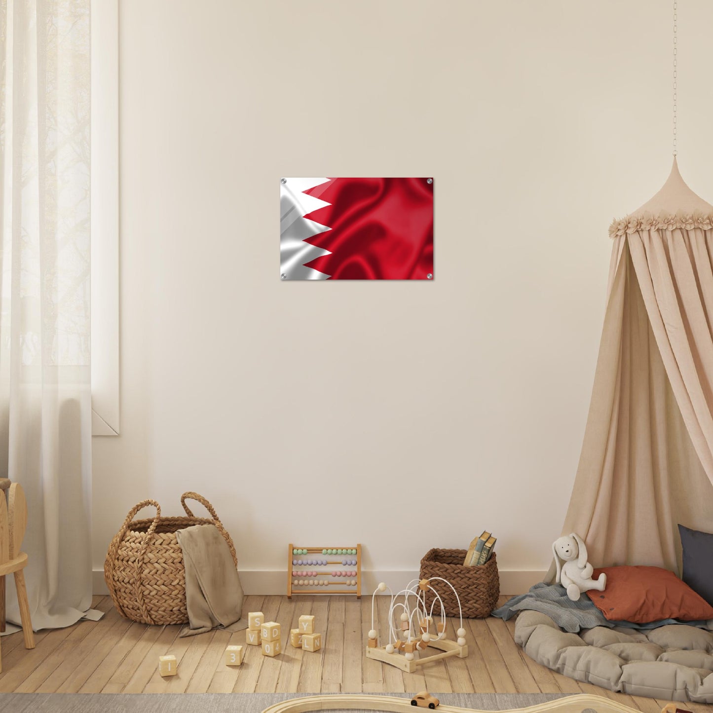 Bahrain Flag Acrylic Print