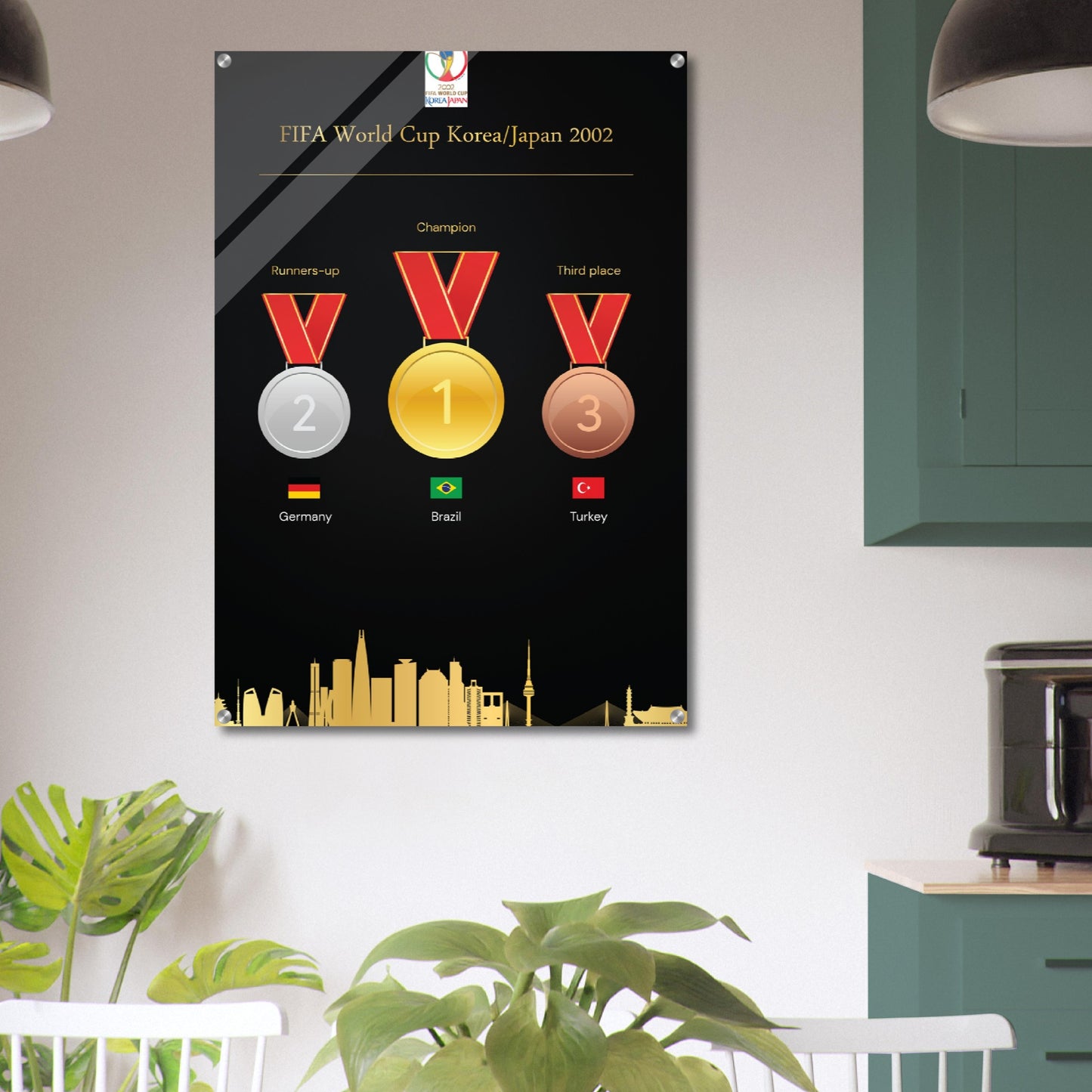 FiFa World Cup Korea / Japan 2002( 1930-2022) - Acrylic Print