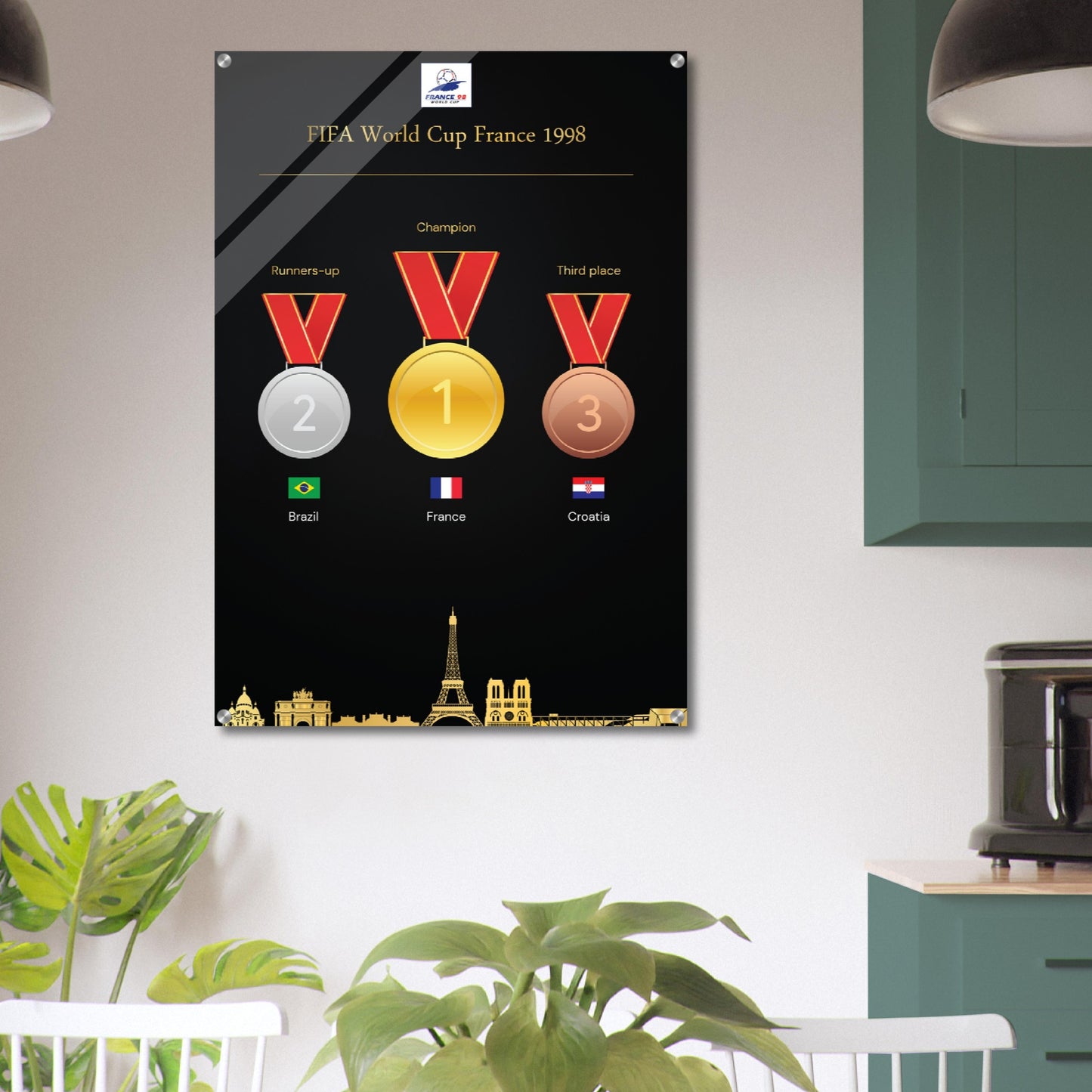 FiFa World Cup France 1998 ( 1930-2022) - Acrylic Print