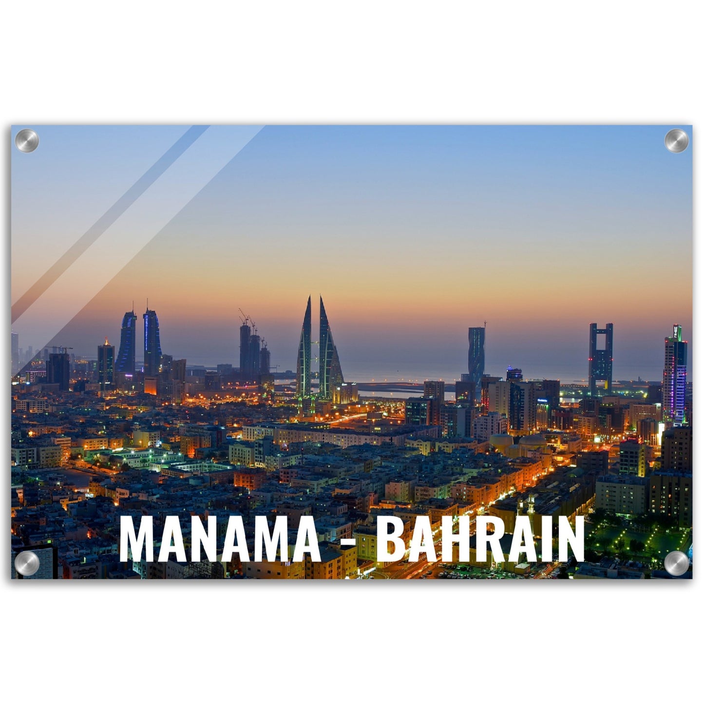 Manama-Bahrain - Acrylic Print
