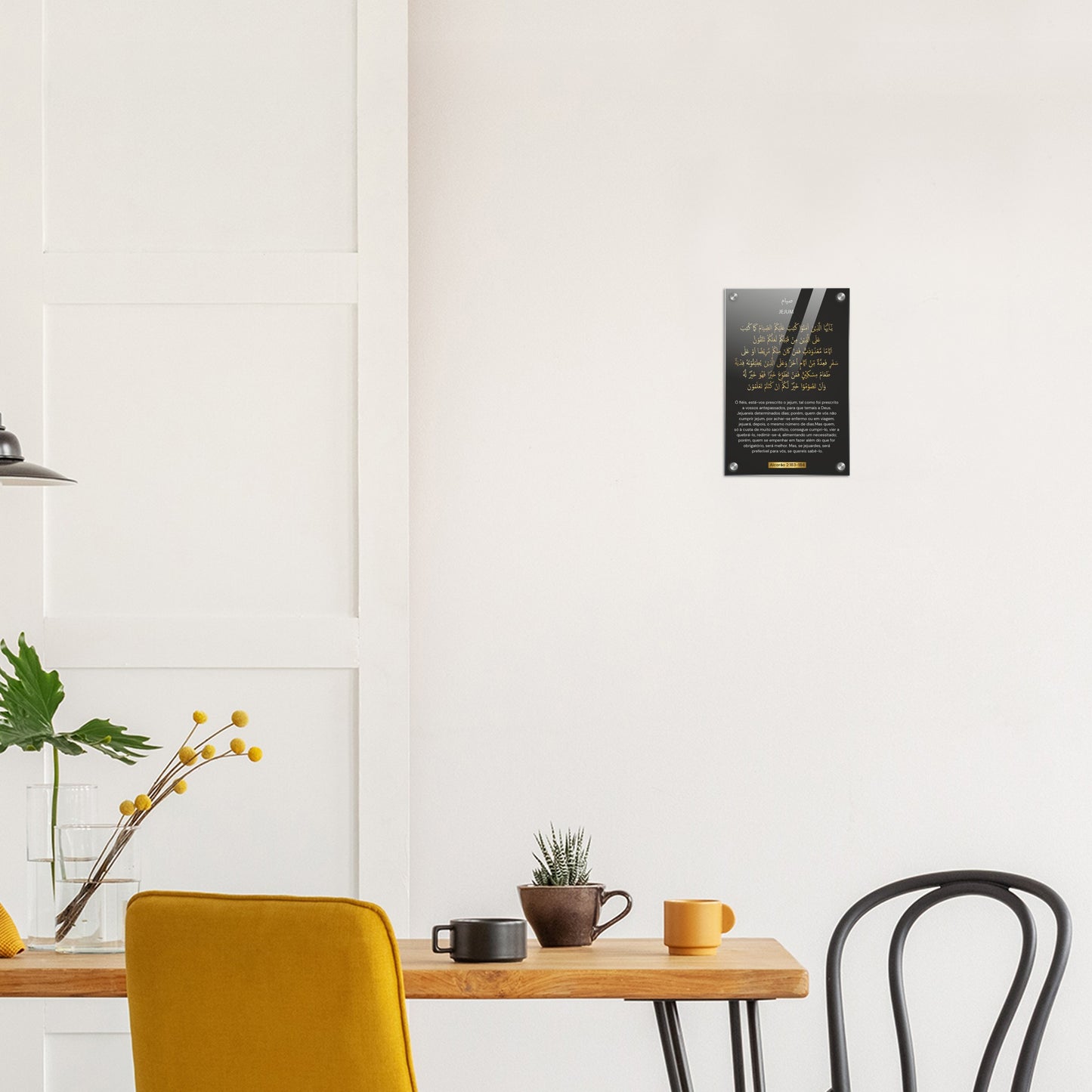 Jejum ( Fasting )in Portuguese Acrylic Poster