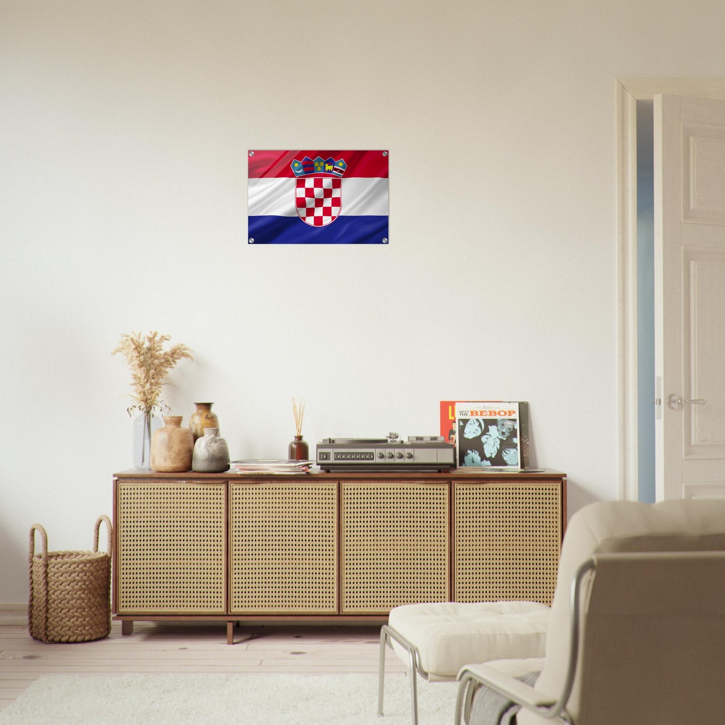 Croacia  Flag   -  Acrylic Print