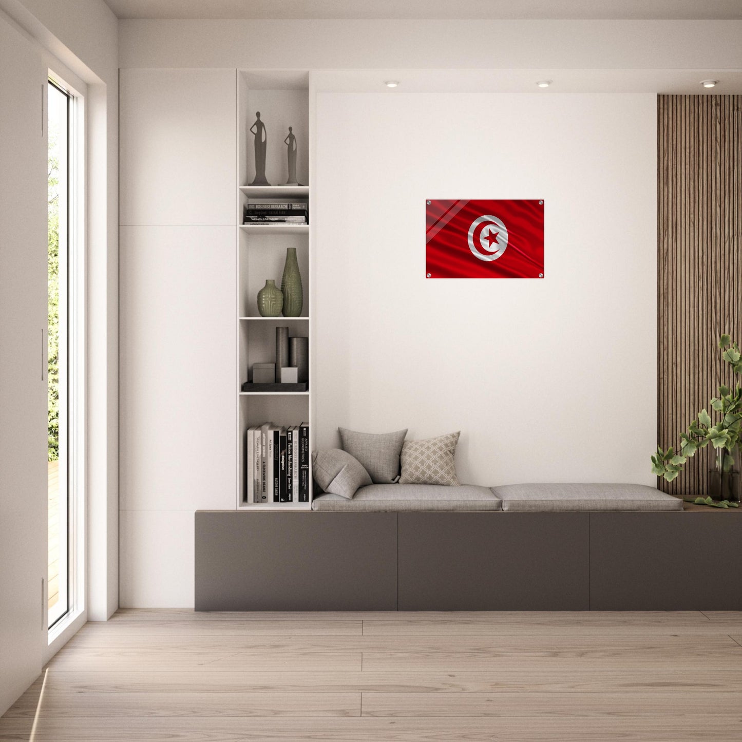 Tunisia Flag -  Acrylic Print