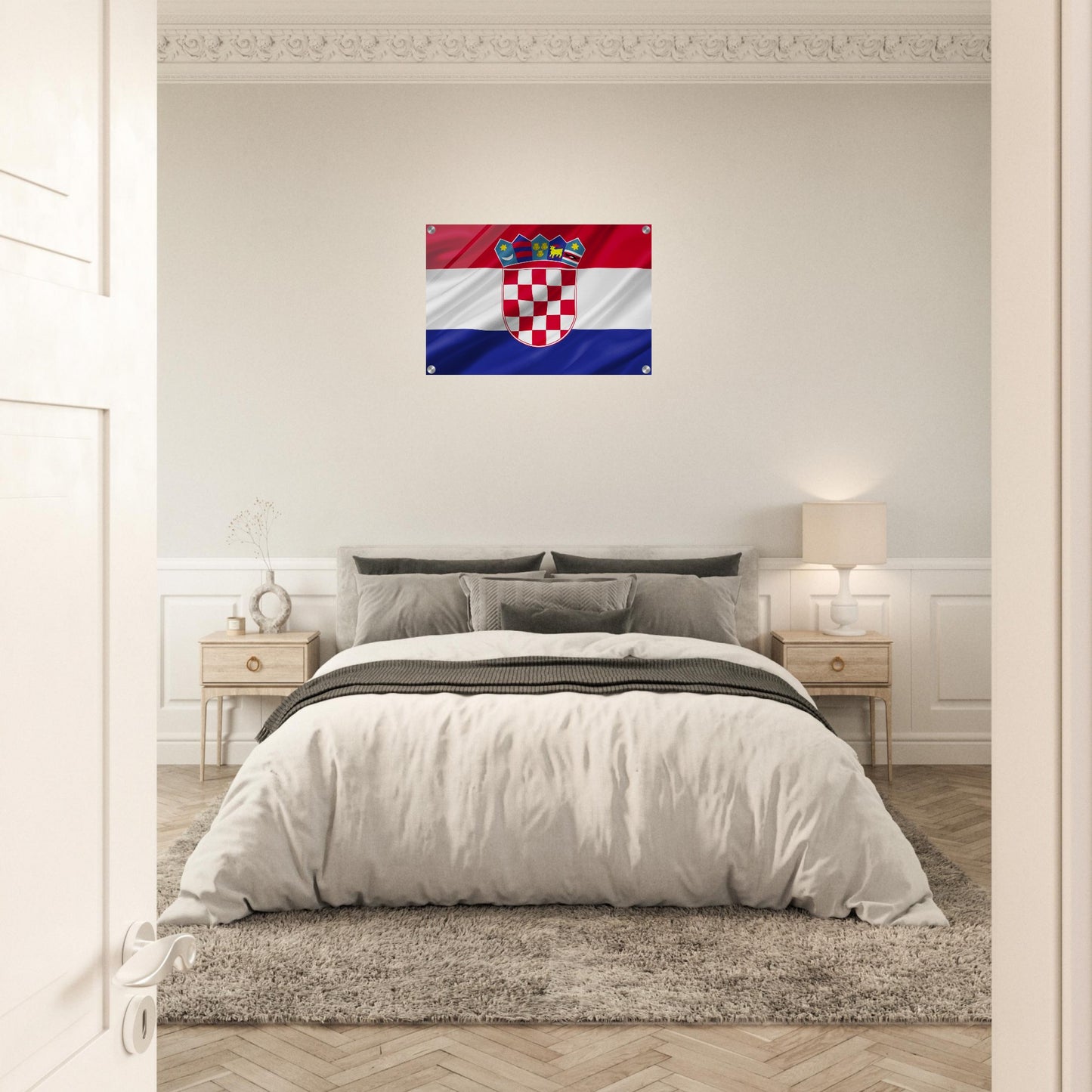 Croacia  Flag   -  Acrylic Print