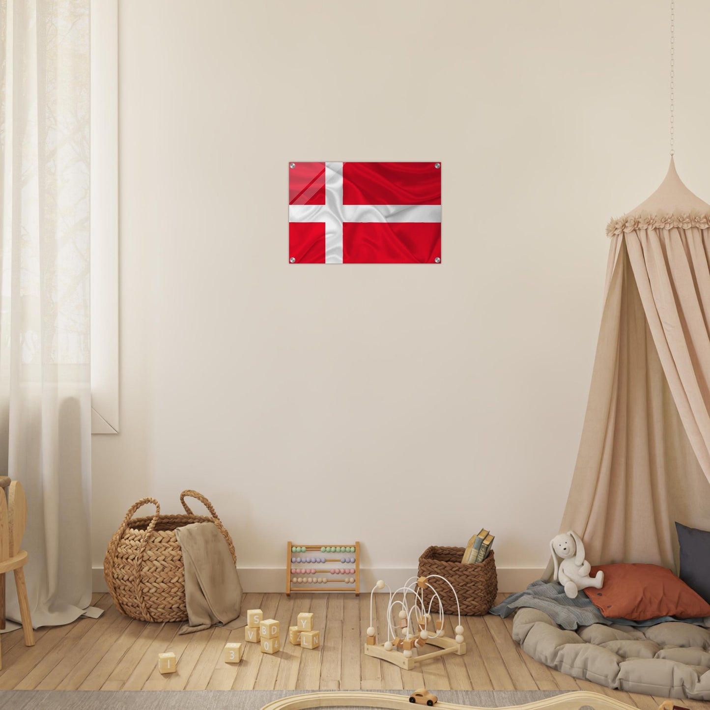 Denmark Flag   -  Acrylic Print