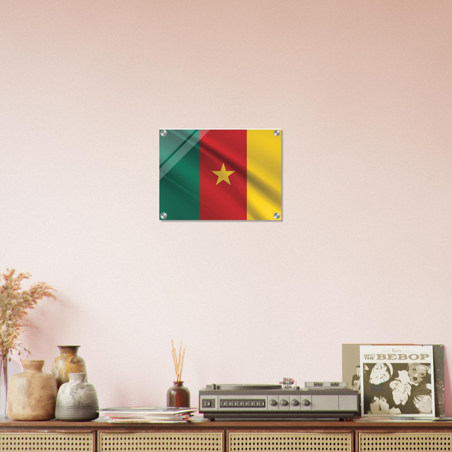 Cameroon  Flag   -  Acrylic Print