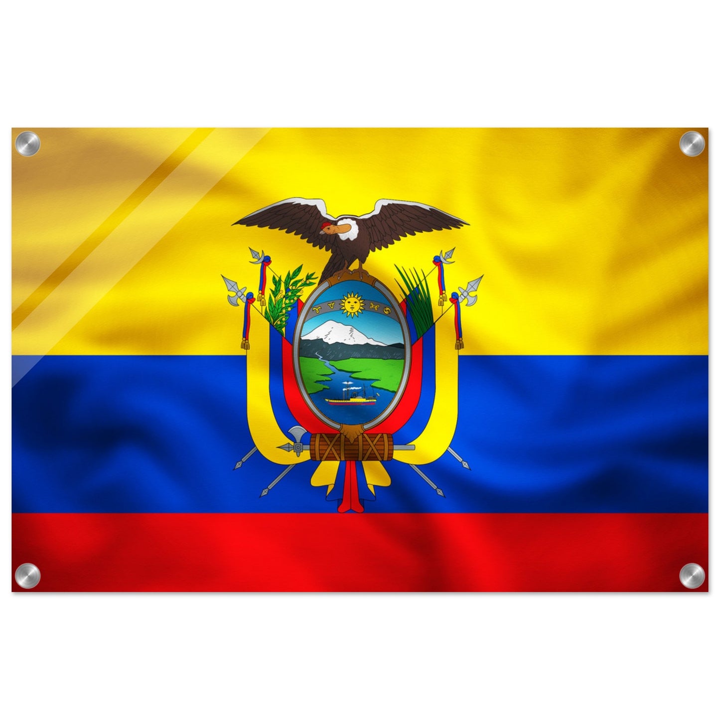 Ecuador Flag   -  Acrylic Print