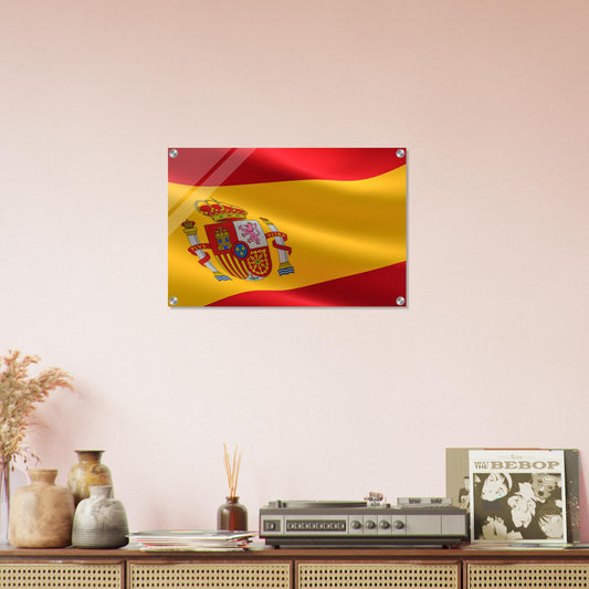 Spain Flag -  Acrylic Print