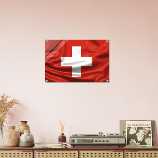 Switzerland Flag -  Acrylic Print