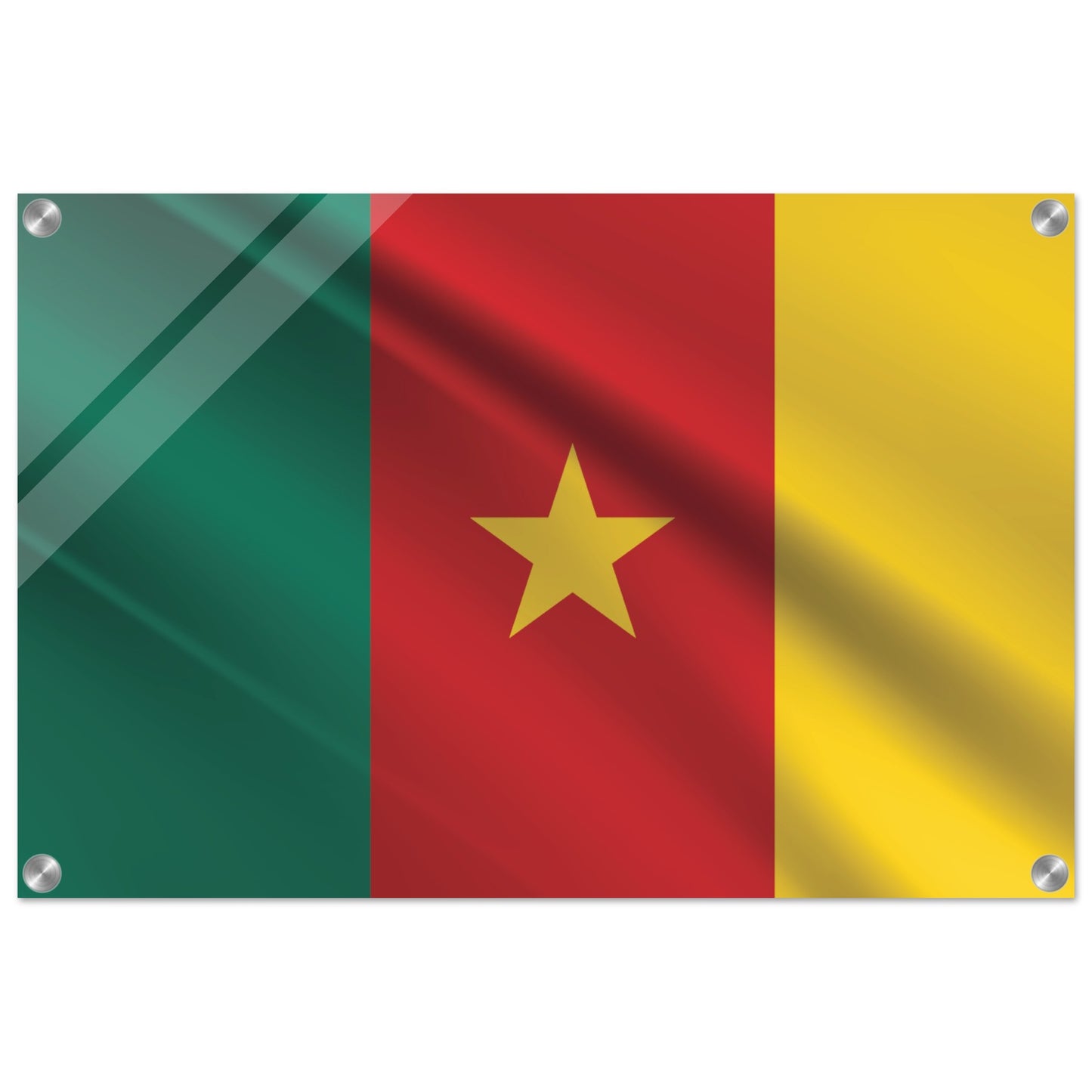 Cameroon  Flag   -  Acrylic Print