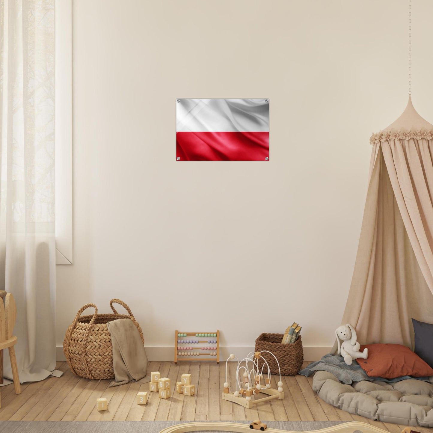 Poland Flag -  Acrylic Print