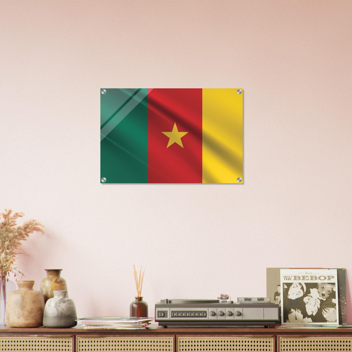 Cameroon  Flag   -  Acrylic Print