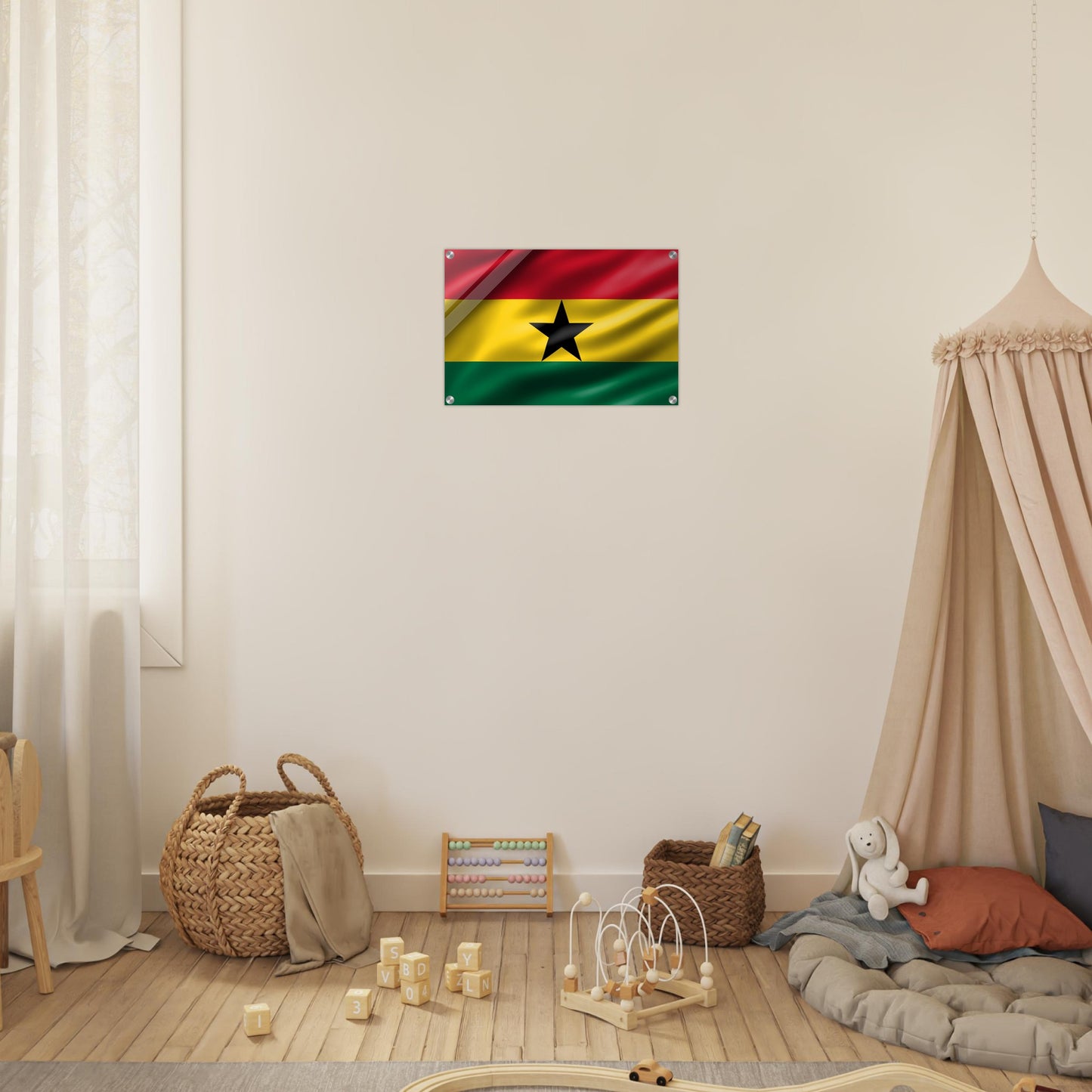 Ghana  Flag -  Acrylic Print