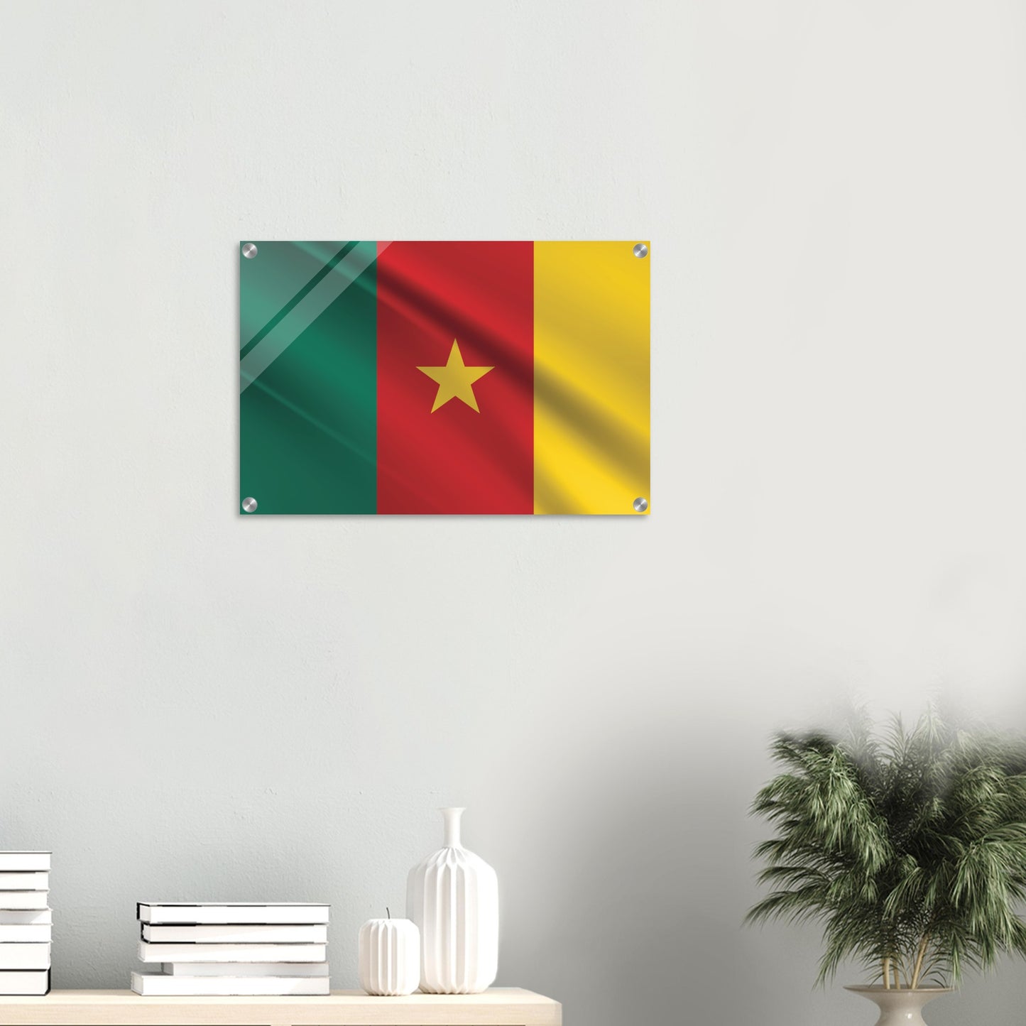 Cameroon  Flag   -  Acrylic Print