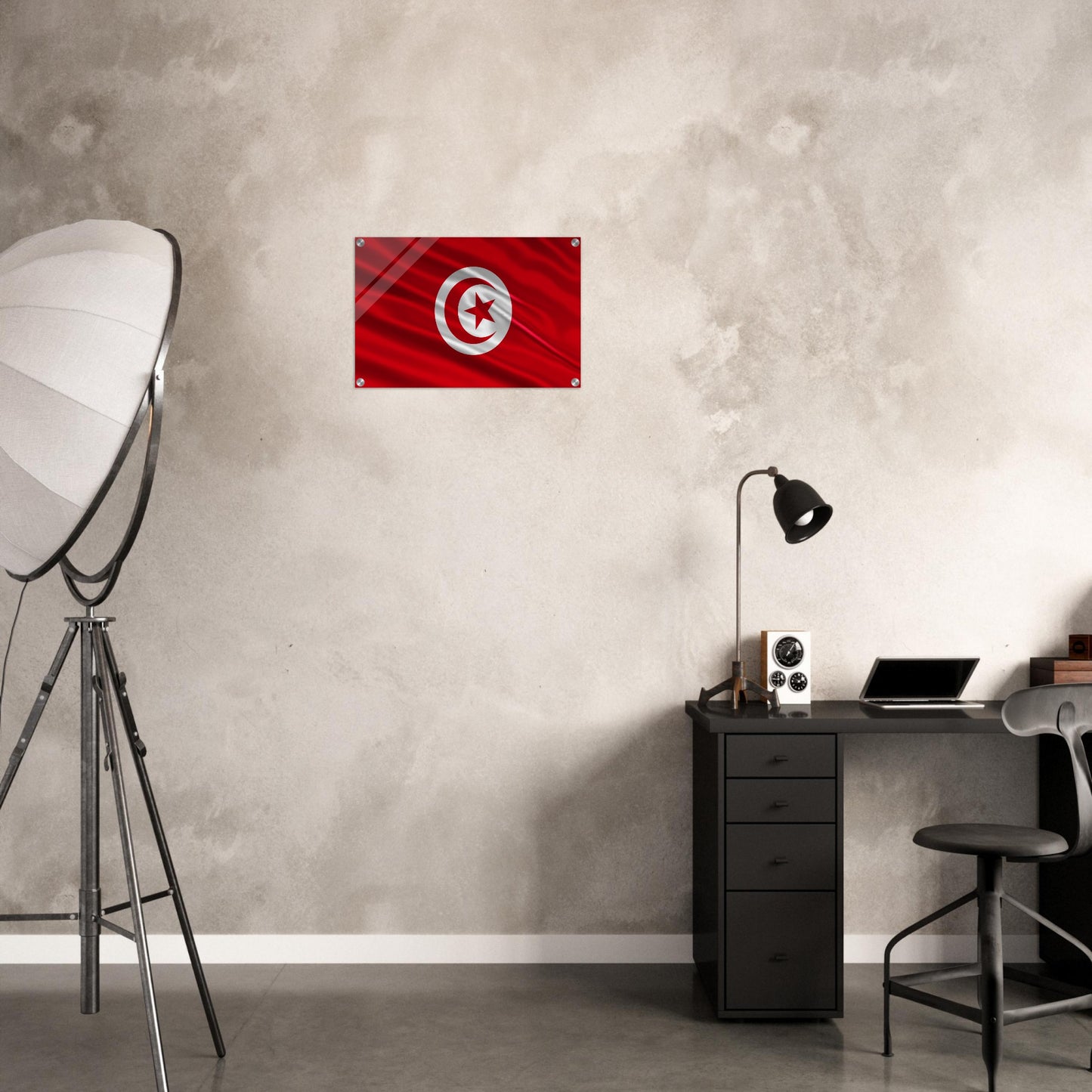 Tunisia Flag -  Acrylic Print