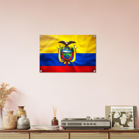 Ecuador Flag   -  Acrylic Print