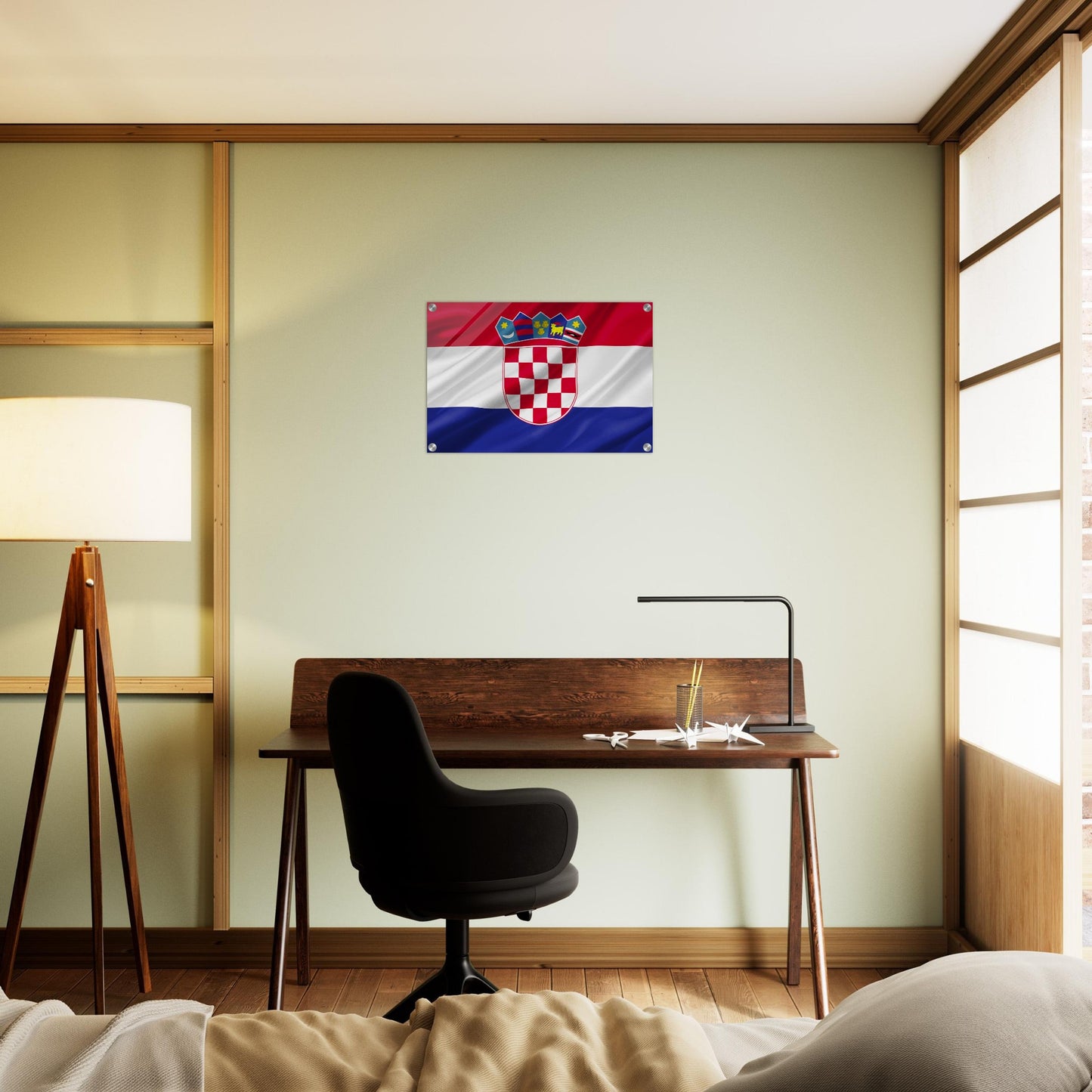 Croacia  Flag   -  Acrylic Print