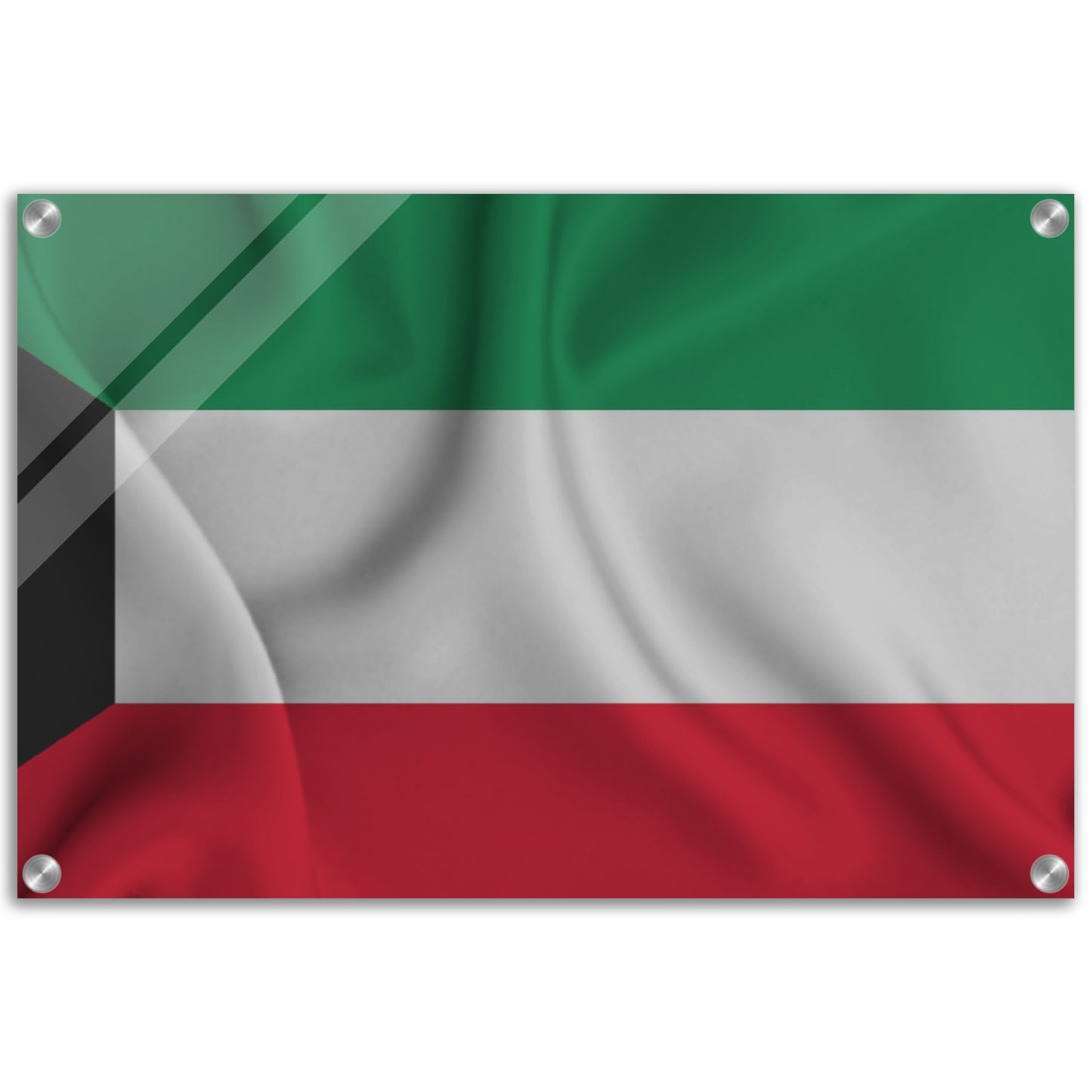 Kuwait flag -  Acrylic Print