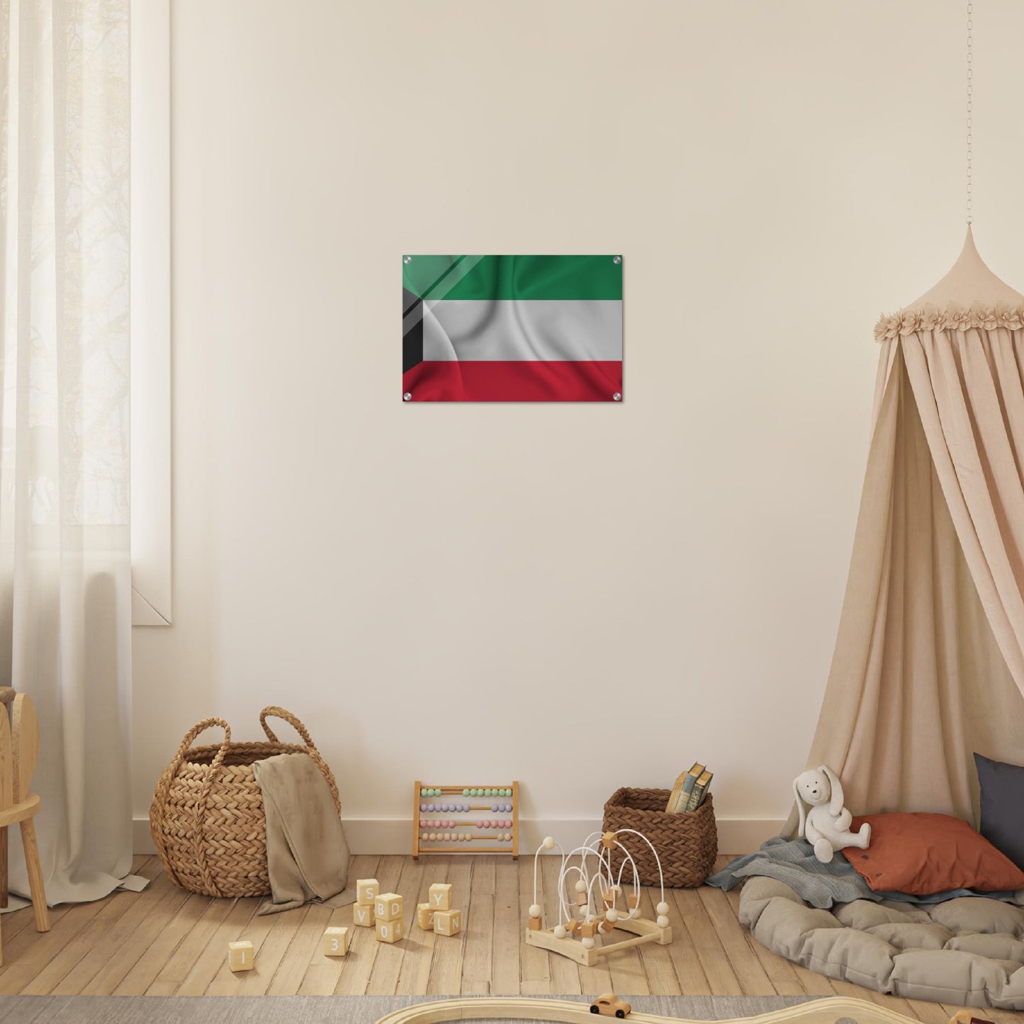 Kuwait flag -  Acrylic Print