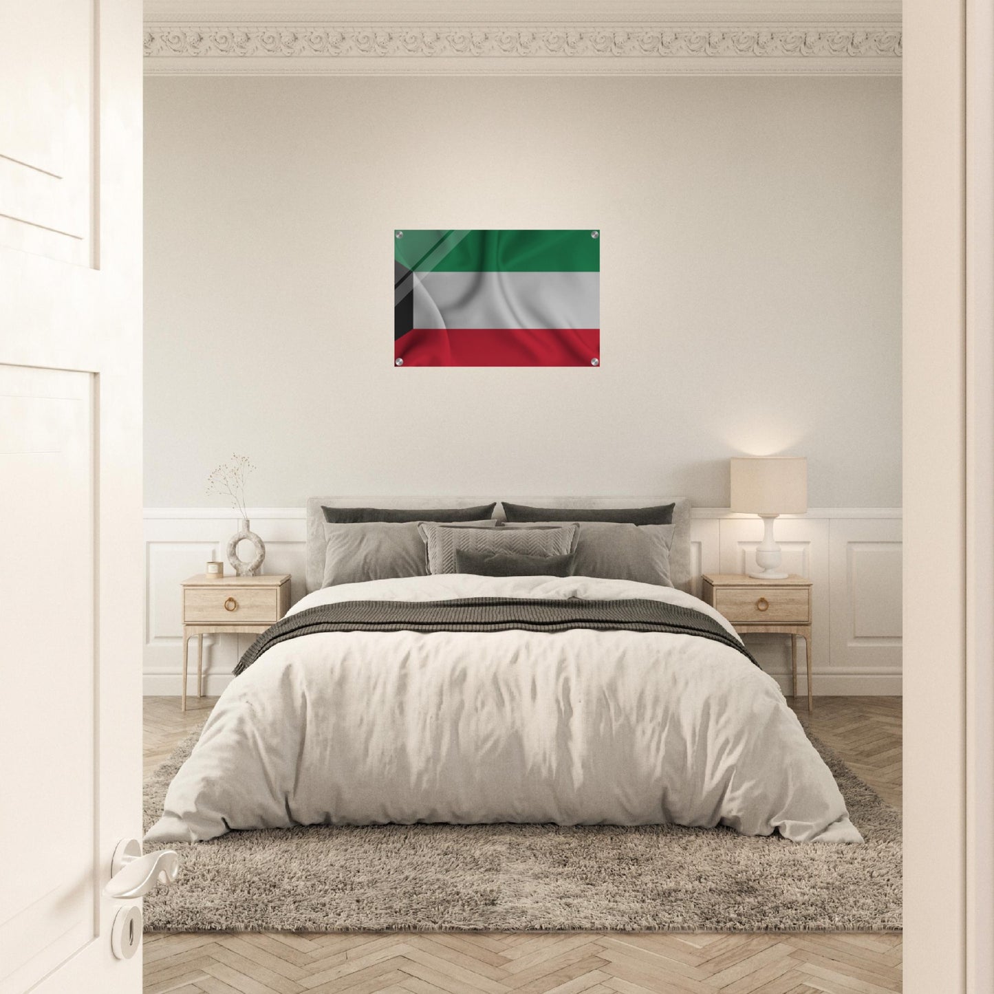 Kuwait flag -  Acrylic Print